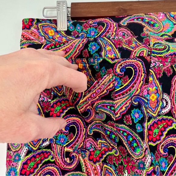 Vintage Attyre Colorful Boho Paisley Hi-Rise Pants in Women's size 10 - Picture 10 of 13
